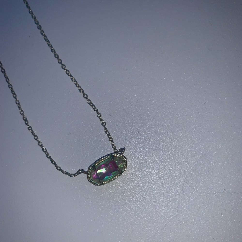 Kendra Scott necklace. It is slightly tarnished. But still cute! - Picture 2 of 2